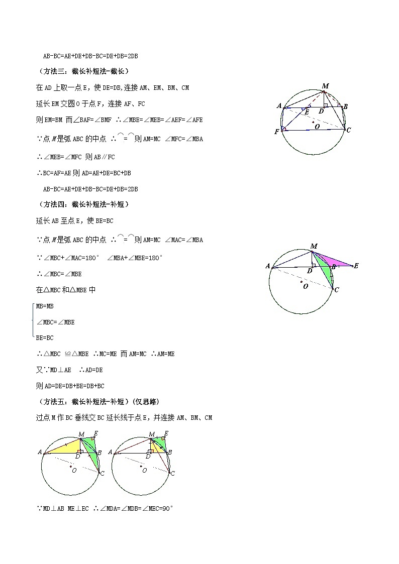 中考数学二轮培优训练专题29 阿基米德折弦定理（原卷版）第2页
