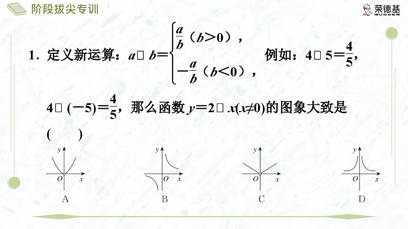 阶段拔尖专训12 反比例函数图象与性质综合第3页