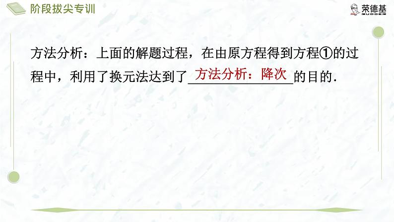 阶段拔尖专训10 与一元二次方程求解有关的阅读理解题第4页