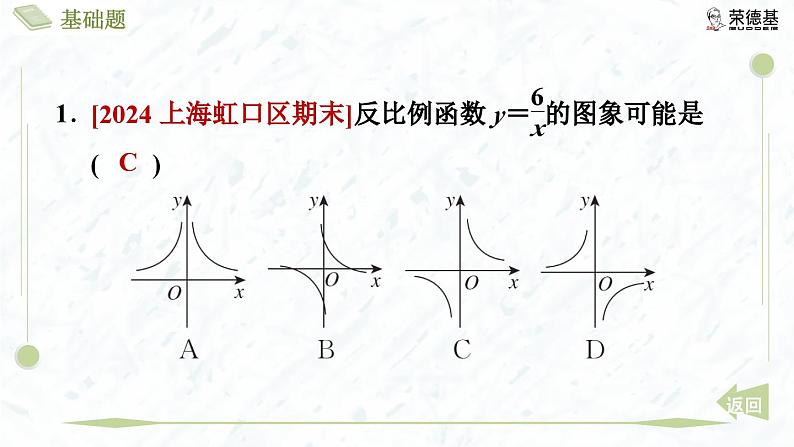 6.2.1 反比例函数的图象第4页