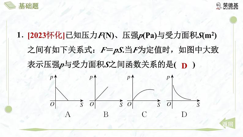 6.3 反比例函数的应用第4页