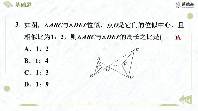 4.8.1 位似图形及其性质与画法第6页