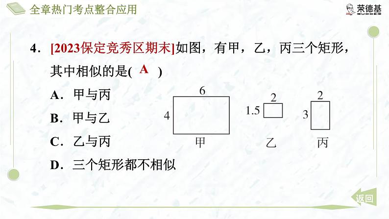 全章热门考点整合应用第8页