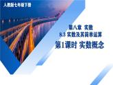 人教版2024七年級下冊數(shù)學8.3 實數(shù)及其簡單運算（第1課時 實數(shù)概念） 課件+導學案+教案+同步練習含答案解析