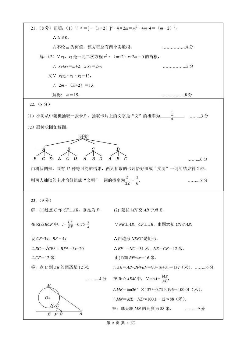 答案第2页