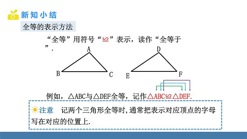 北师大版（2024）七年级数学（下）课件 4.2全等三角形第5页