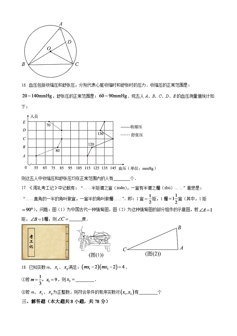 2024年湖南省株洲市中考数学模拟试题（原卷版）第3页