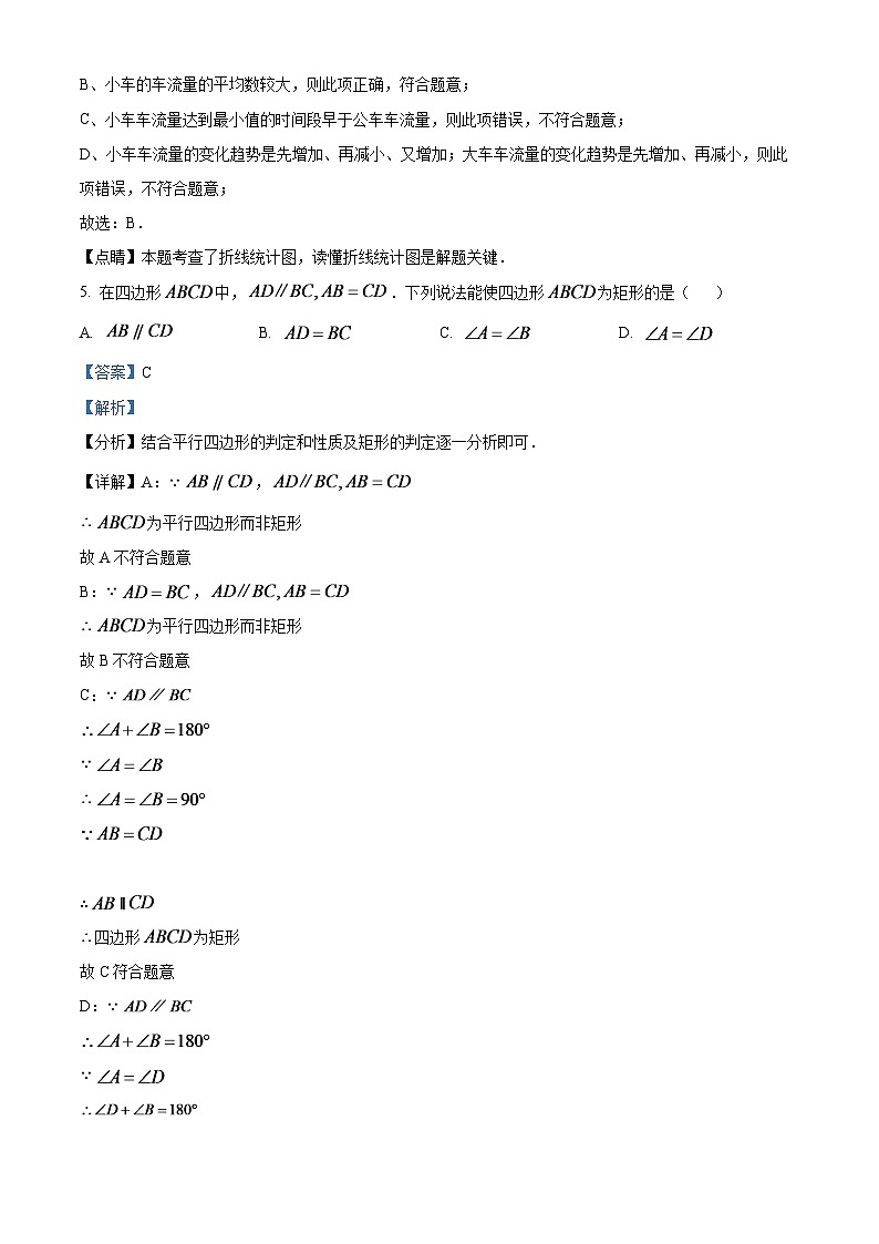 2024年上海市中考数学模拟试题（解析版）第3页