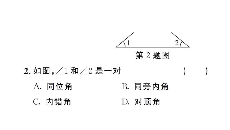 7.1.3 两条直线被第三条直线所截（习题课件）2024-2025学年人教版七年级数学下册第3页