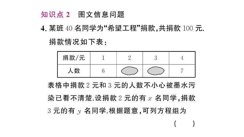 初中数学新人教版七年级下册10.3第2课时 几何图形与图文信息问题作业课件2025春第7页