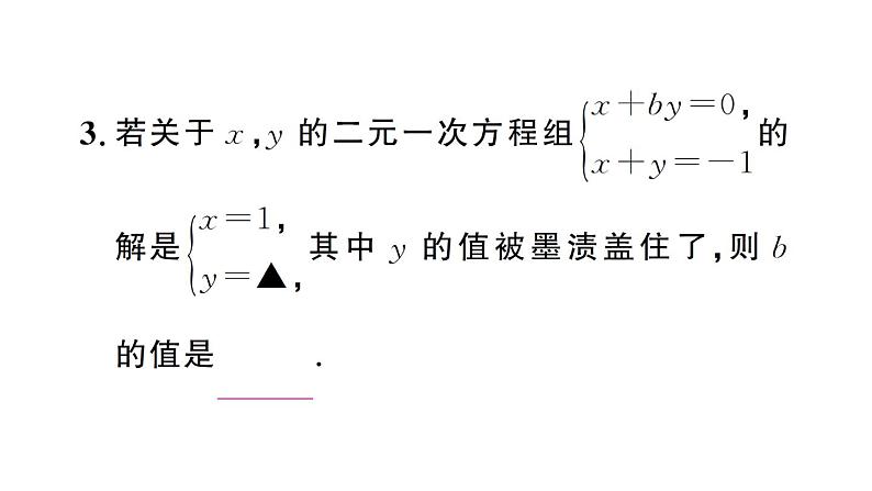 初中数学新人教版七年级下册第十章 二元一次方程组复习作业课件2025春第6页