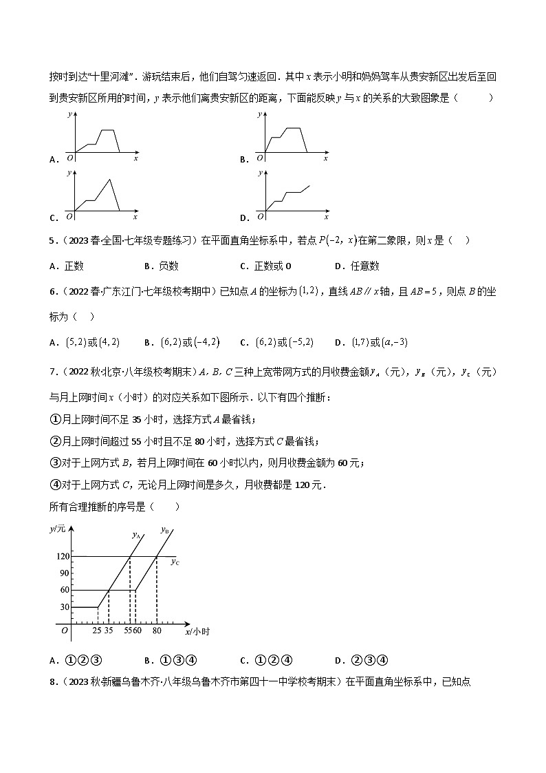 中考数学一轮复习过关练3.1 函数及其图象 验收卷（原卷版）第2页