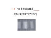 初中數(shù)學(xué)新人教版七年級(jí)下冊(cè)7.2.1 平行線的概念作業(yè)課件2025春
