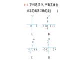 初中數(shù)學(xué)新人教版七年級(jí)下冊(cè)9.1.1 平面直角坐標(biāo)系的概念作業(yè)課件2025春