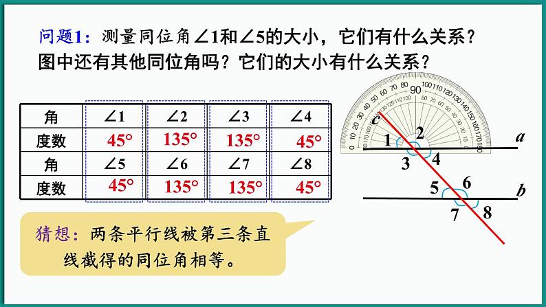 北师大版（2024）数学七年级下册--2.3 平行线的性质 第1课时 平行线的性质（课件）第5页