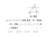 初中数学新人教版七年级下册7.2.3第2课时 平行线的判定与性质的综合运用 作业课件2025春