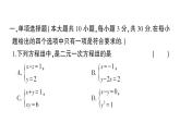 初中數(shù)學(xué)新人教版七年級下冊第十章 二元一次方程組綜合訓(xùn)練作業(yè)課件2025春