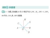 初中数学新人教版七年级下册第七章专题三 相交线与平行线中的数学思想作业课件2025春