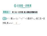 初中數(shù)學(xué)新人教版七年級下冊第十章 二元一次方程組易錯易混專項講練作業(yè)課件2025春