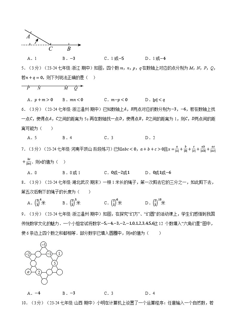 专题2.16 有理数单元提升卷-最新苏教版七年级上册数学精讲讲练（原卷版）第2页