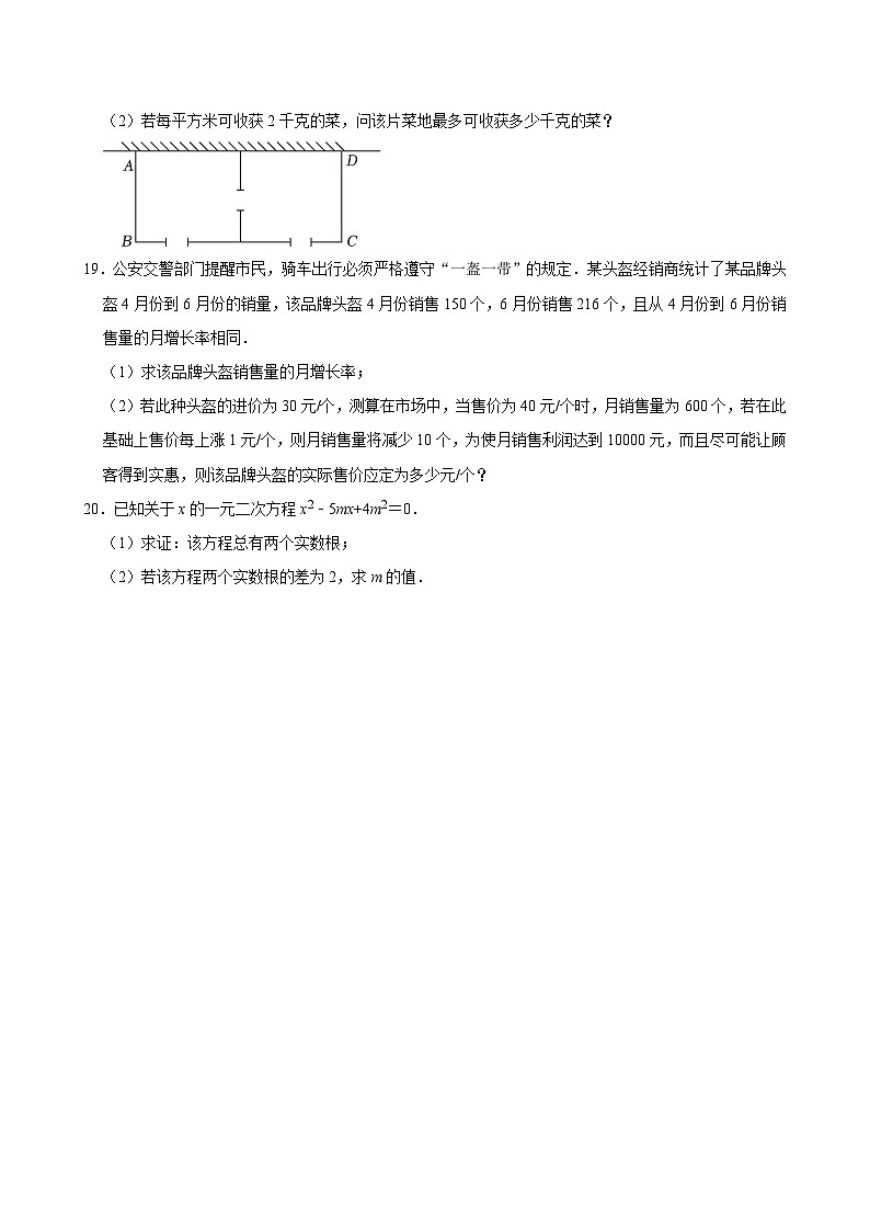 2025年中考数学一轮复习 第10讲  一元二次方程（专项训练+考点梳理）第3页