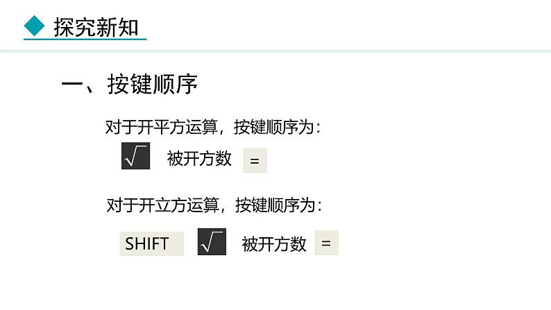 北师大版八年级数学上册2.5用计算器开方课件第5页