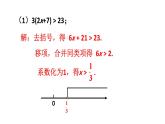 初中數(shù)學(xué)新人教版七年級下冊第十一章 不等式與不等式組復(fù)習(xí)題教學(xué)課件2025春