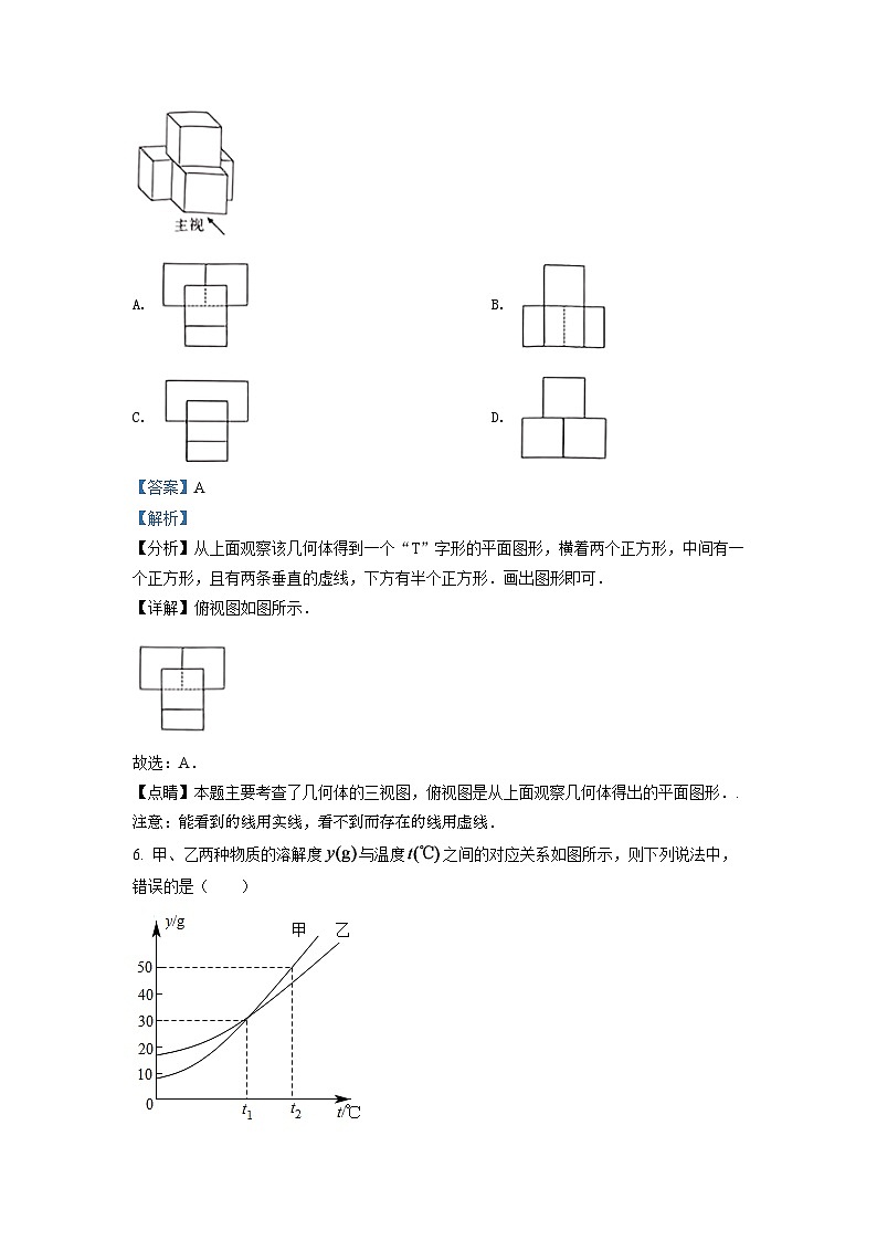 2024年江西省中考数学模拟试卷（解析版）第3页