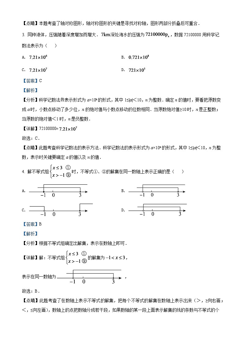 2024年内蒙古赤峰市中考数学模拟试卷（解析版）第2页