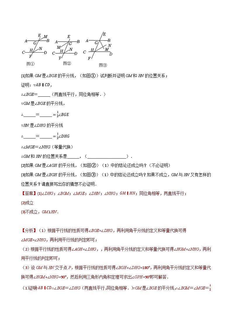 专题13.7 期末专项复习之证明十六大必考点-最新苏教版七年级下册数学精讲精练（教师版）第3页