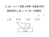 初中數(shù)學(xué)新北師大版七年級下冊第二章3 平行線的性質(zhì)第一課時 平行線的性質(zhì)作業(yè)課件2025春
