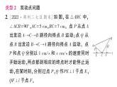 初中數(shù)學新北師大版七年級下冊第四章專題一2 全等三角形中的動點問題作業(yè)課件2025春