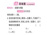 初中數(shù)學(xué)新北師大版七年級(jí)下冊(cè)第六章1 現(xiàn)實(shí)中的變量作業(yè)課件2025春
