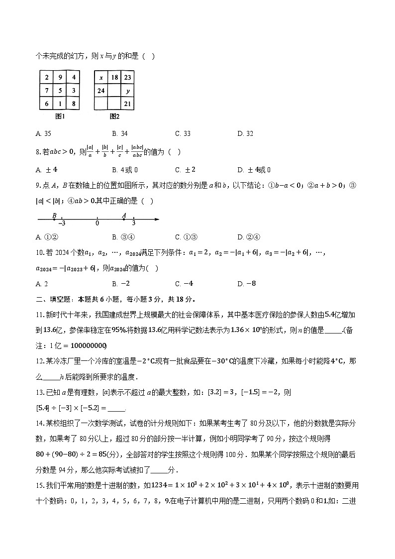 七上第2章有理数的运算（素养提升）-学生用卷第2页
