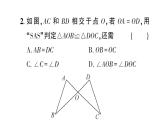 初中數(shù)學(xué)新北師大版七年級(jí)下冊(cè)第四章3 第三課時(shí) 利用“邊角邊”判定三角形全等作業(yè)課件2025春