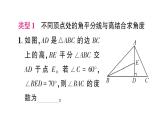 初中數(shù)學(xué)新北師大版七年級下冊第四章專題八 三角形中與角平分線和高有關(guān)的模型作業(yè)課件2025春