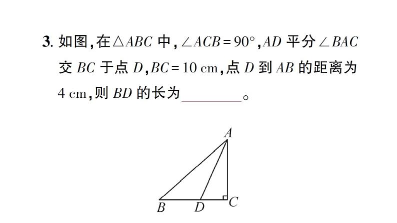 初中数学新北师大版七年级下册第五章2 第三课时 角平分线的性质作业课件2025春第5页