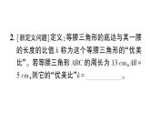 初中數(shù)學新北師大版七年級下冊第五章專題一4 等腰三角形中的分類討論作業(yè)課件2025春