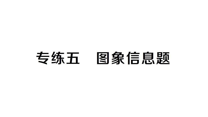 初中数学新北师大版七年级下册专练五 图象信息题作业课件2025春第1页