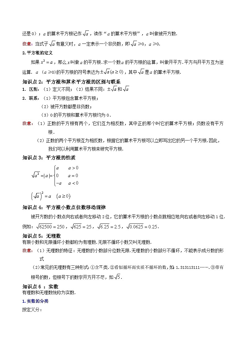 专题02 实数（10个知识回顾+15种重点题型归纳+过关检测）（解析版）第2页