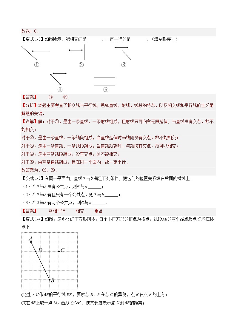 第03讲 平行线（3大知识点+5大考点+过关测）（解析版）第3页