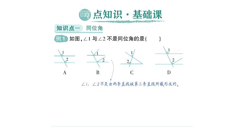 初中数学新北师大版七年级下册第二章2探索直线平行的条件作业课件2025年春第2页