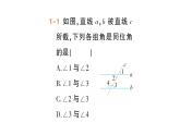 初中數(shù)學新北師大版七年級下冊第二章2探索直線平行的條件作業(yè)課件2025年春