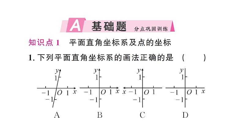 9.1.1 平面直角坐标系的概念（习题课件）2024-2025学年人教版七年级数学下册第2页