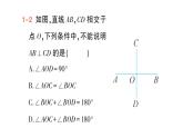 初中数学新北师大版七年级下册第二章1第二课时  垂直作业课件2025年春