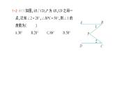 初中數(shù)學(xué)新北師大版七年級下冊第二章專題七 平行線中的拐點模型作業(yè)課件2025年春