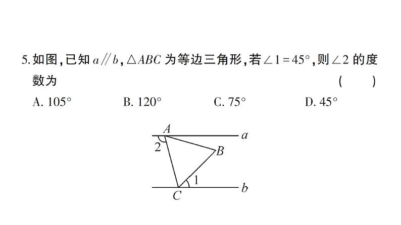 初中数学新北师大版七年级下册第五章 图形的轴对称综合训练作业课件2025春季第5页