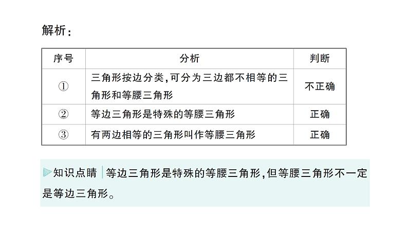 初中数学新北师大版七年级下册第四章1第二课时  三角形的三边关系作业课件2025年春第3页