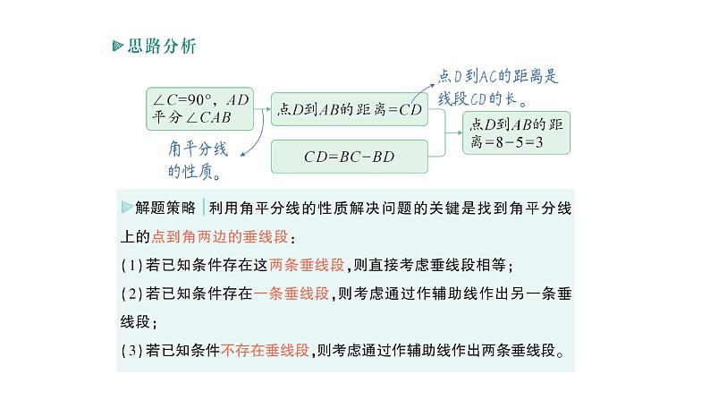 初中数学新北师大版七年级下册第五章2第三课时  角平分线的性质作业课件2025年春第3页