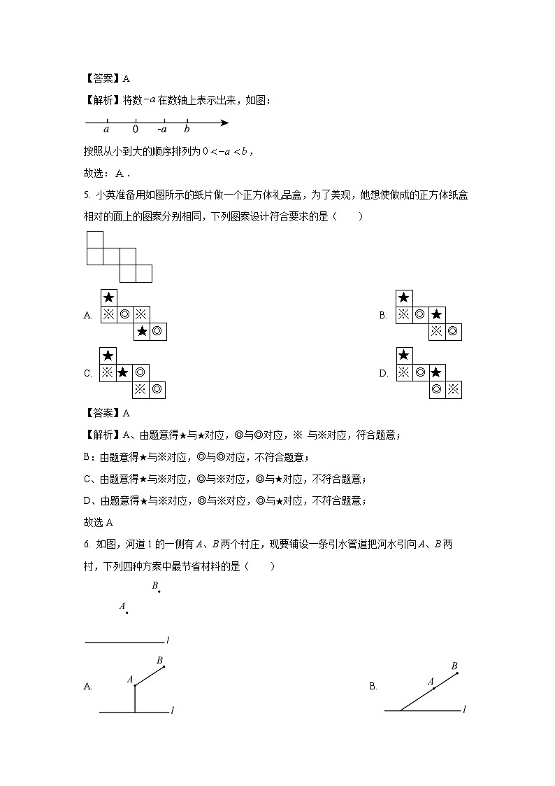 2023~2024学年江苏省常州市七年级上学期期末模拟（一）数学试卷（解析版）第2页